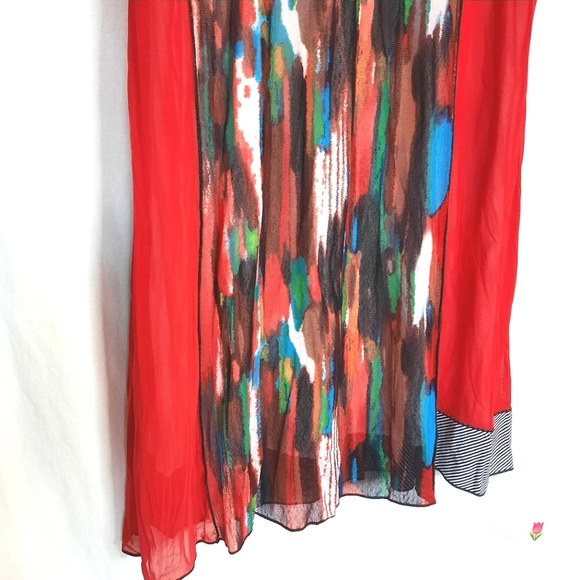 PAPA ๐ Vancouver, Artsy A-Line Dress, Tunic, Short Sleeves - Picture 7 of 8